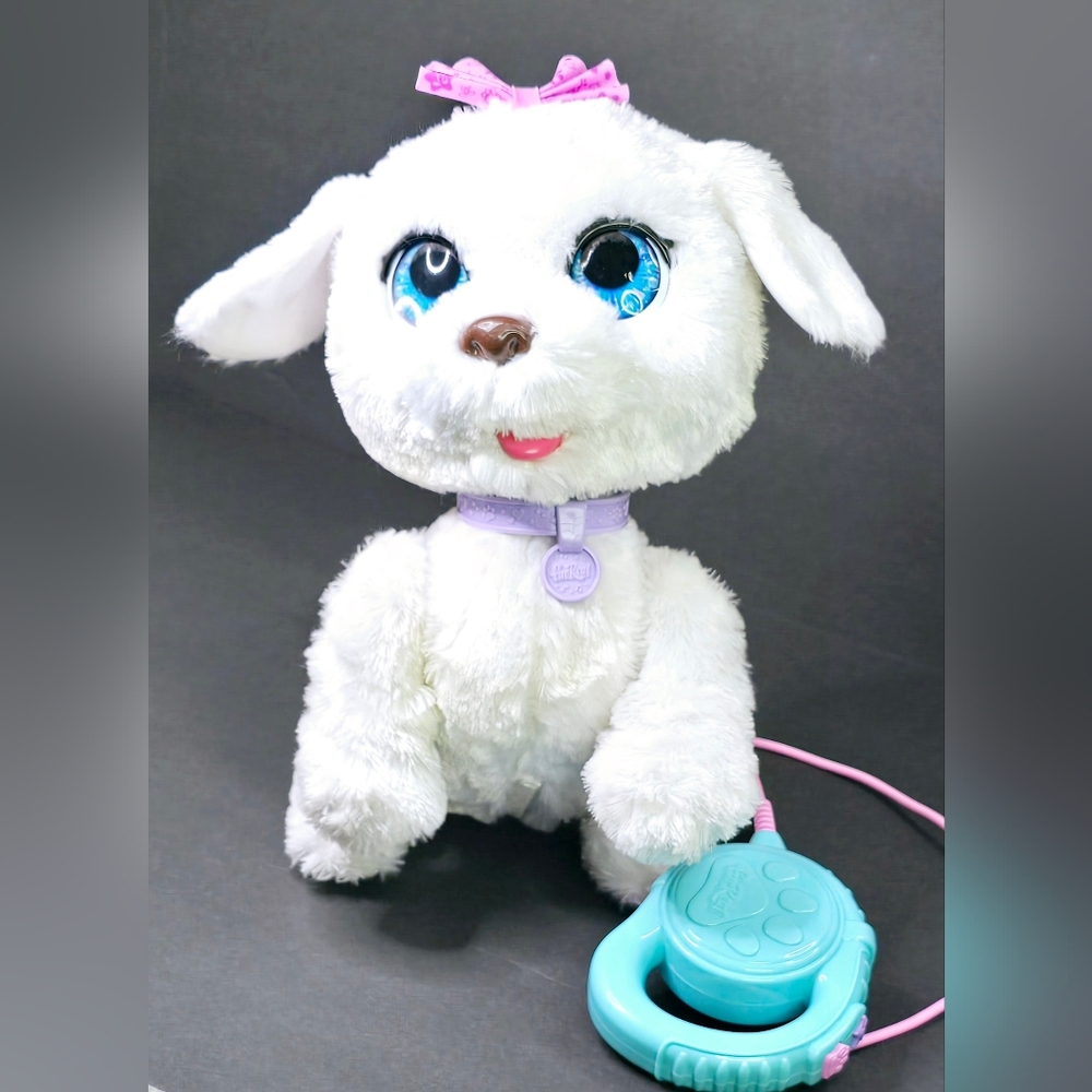 FurReal Friends Get Up & GoGo My Walkin’ Pup Pet Interactive Plush Dog Works